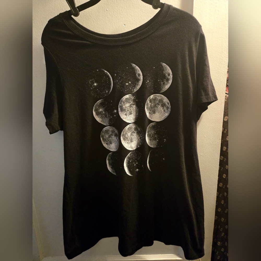 Torrid Black Celestial Graphic Tee